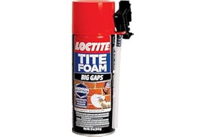 Loctite Tite Foam PU sealant(White), Expanding Foam for large gaps filling, keeps dust and pests aways, DIY dries fast, water