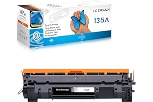 LOSMANN Toner 135A W1350A (MIT CHIP) kompatybilny z HP 135A 135X W1350X kompatybilny z Laserjet MFP M234dw M234sdw M234sdn M234sdn M234dwn M209dw M209dwn M234 M209 (1 czarny)