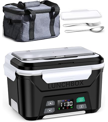 Lunch Box Termico, Porta Pranzo Isolante per Alimenti Caldi in Acciaio Inossidabile 304 Impilabile, Contenitori per Alimenti Rotondi Sigillati Bento Box per Conservazione Fresca di Alimenti(#2