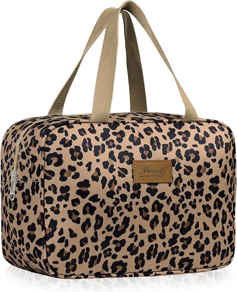 Aucuu Toiletry Bag, Large Full Size Toiletry Bag, Travel Hand-Held Make up Wash Bags, Portable Waterproof Toile-Try Kit, Bathroom Storage Case, Cosmetic Organizer for Travel, Camping for Women Girl - 1