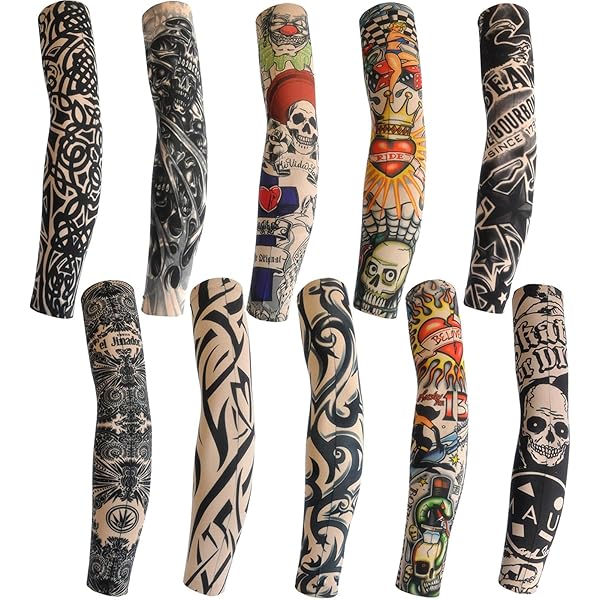 Set 17 Fiori Impermeabili Temporanei Finti Tatuaggi Adesivi Braccio - Foto 8