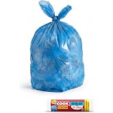 Cook Eko &Ccedil;&ouml;p Torbası, B&uuml;y&uuml;k Boy, 65 x 77 cm, 20 Yaprak, Mavi