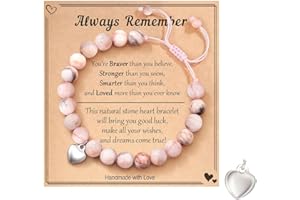 VESMIGA Healing Friendship Bracelets - Birthday/Meditation Relax/Friendship/Inspirational/Good Luck/Thinking of You/Get Well Soon Gifts Presents for Women Lady Teen Girls