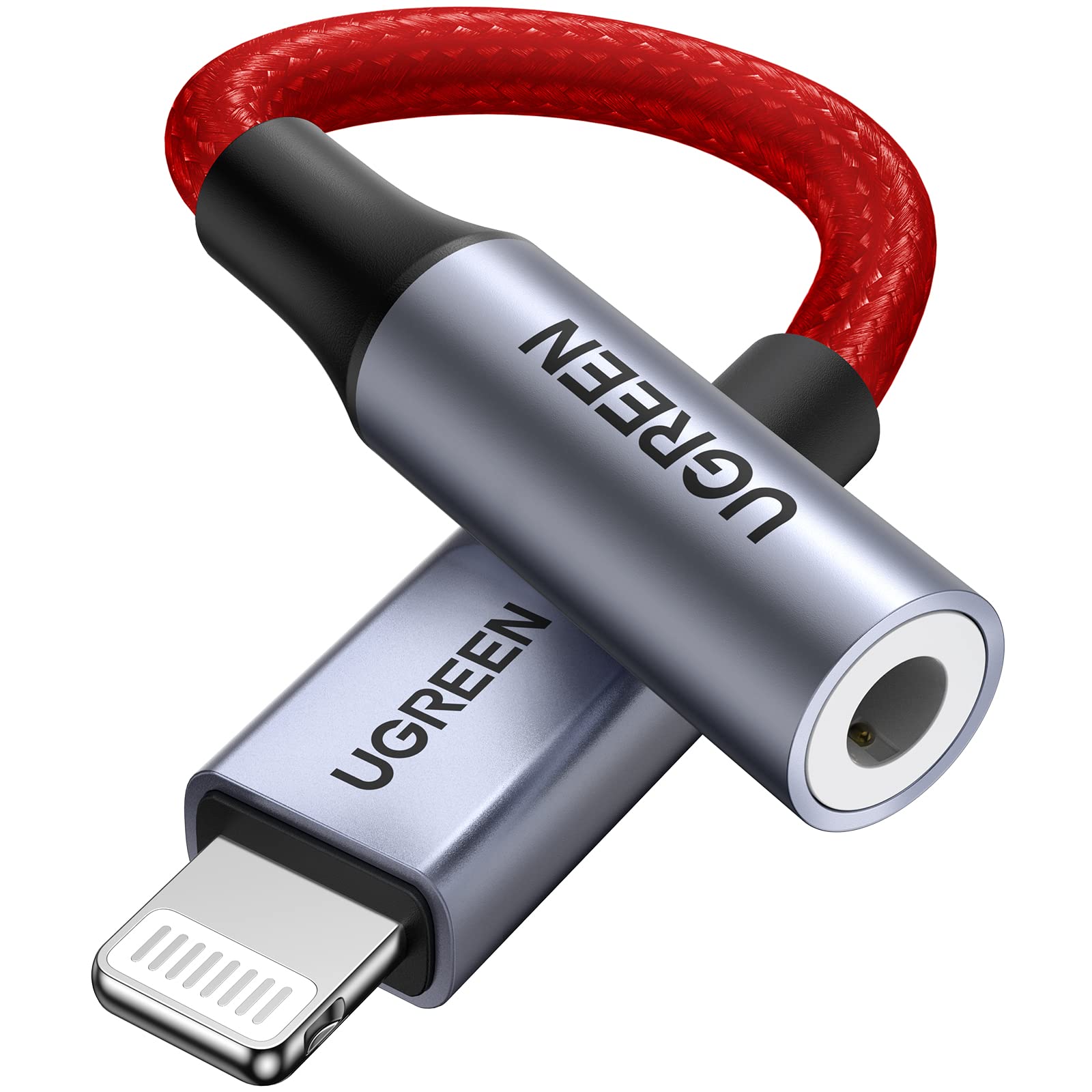 UGREEN Headphones Adapter for Apple, MFi Certified iPhone Lightning to 3.5mm Jack Converter Compatible for iPhone 12 Mini 12 Pro Max 11 Pro Max X XR XS, iPhone 7 7P 8 8P