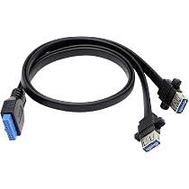 SinLoon USB-C Frontpanel Adapter – Typ E Auf USB-C, 30 Cm, 10 Gbit/s, Für PC-Gehäuse