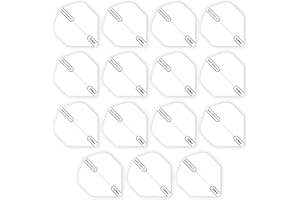 RED DRAGON Hardcore XT Fluoro Colours Volo Dart Standard di Spessore Extra - 5 Set per Confezione (15 Voli Dart in Totale)