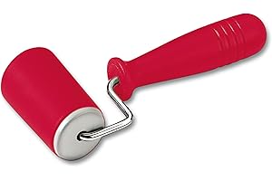 Original Kaiser Oryginalny wałek do ciasta Kaiserflex Red mały, 18 x 4,2 cm, wałek do ciasta, stożkowy, silikonowy wałek do ciasta, z metalowym rdzeniem, ergonomiczny uchwyt, odporny na temperaturę do