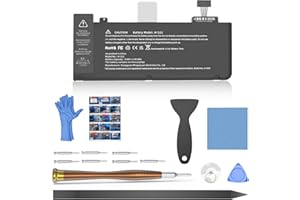 SAPBJ A1278 A1322 Ersatz-Akku für MacBook Pro 13 Zoll Mid 2012 2010 2009 Early 2011 Version Verbesserte Kapazität 65.5Wh 10.95V 6800mAh