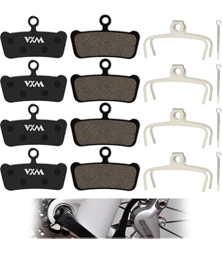 Disque Frein AVID Code Plaquettes De Frein Vélo Disque MEXITAL - 4 Paires Compatible AVID Code SRAM Guide Plaquettes Disque AVID Code SRAM