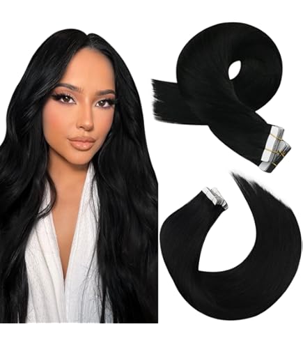 DICK Tape In Indisches Remy Echthaar Extensions Haarverlängerung 40 Tressen DPD