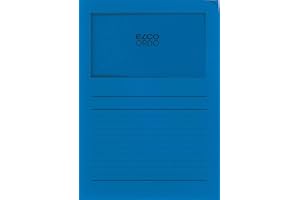 Elco Ordo "Classico " Cartellina con Finestra - Profundo Blu - confezione da 10