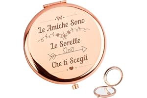 CDIXLMUZ Regalo Amica Regali Originali Per Amiche Regalo Migliore Amica Regali Amiche Specchio Compatto Regalo Amica Compleanno Regali Amica Speciale Compleanno Regalo Per Amica Regali Per Amiche Speciali