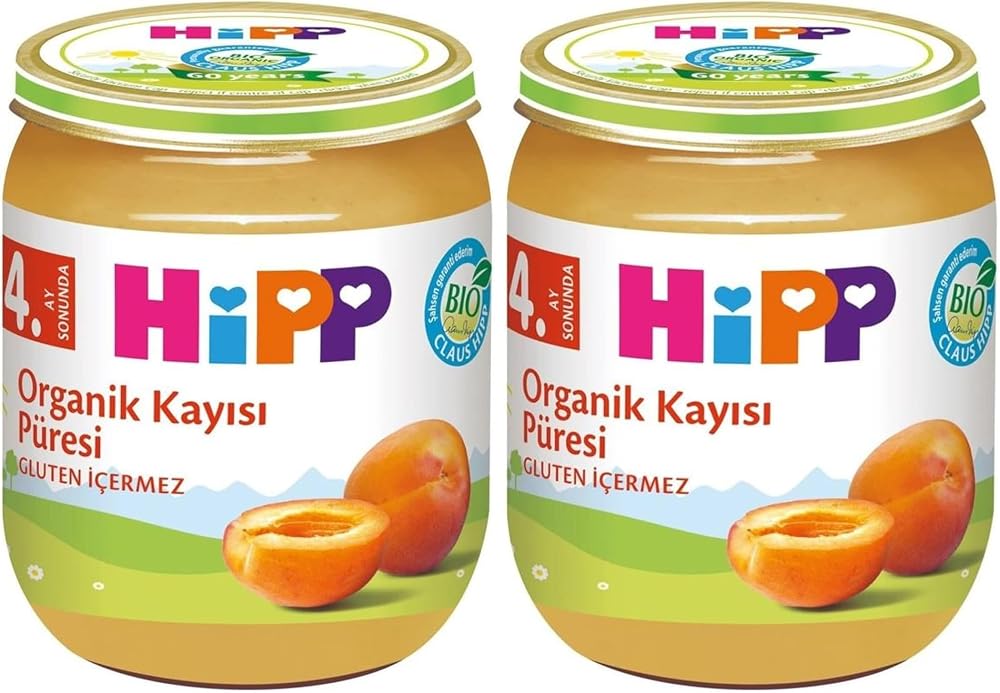 Hipp Organik Kayısı Püresi 125 Gr 1 Paket(1 x 125 g) 2li paket