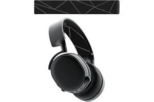 kwmobile Headband Pad Compatible with SteelSeries Arctis 3 / Arctis 5 Headphones - Elastic Nylon Replacement - Black/Grey