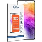 KZY İLETİŞİM Samsung Galaxy A73 ile uyumlu Tam Kaplayan 21D Temperli Ekran Koruyucu Cam