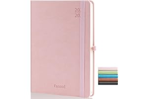 FASOOD Diario Scuola 2023 2024, Agenda del Docente, Agenda Giornaliera, Agenda Settimanale, 17Mesi, Agosto 2023 - Dicembre 2024, A5 22 x 16 cm, Rosa