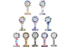 Lancardo, orologio da tasca in silicone con spilla