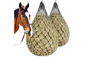 TJHDSF Heunetz, Heunetz für Pferde, Hay Engmaschig, Futtermittelnetz, Kontrollieren Sie Die Fressgeschwindigkeit, Engmaschig Pferde Engmaschigum Verschwendung Von Heu Zu Reduzieren