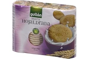 Gullón Maria Hojaldrada Galleta Desayuno, Merienda y Postres - Paquete de 4 x 150 gr - Total: 600 gr