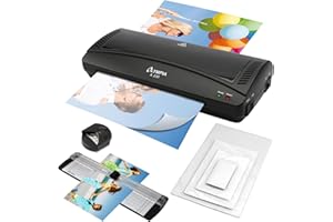 ‎OLYMPIA Olympia A 230 Laminierset 4-in-1 | Heiß- und Kaltlaminierung | Laminiergerät mit Eckenrunder, Papierschneider & Laminierfolien | Blasenfreies Laminieren | Überhitzungsschutz | Laminiergerät A4