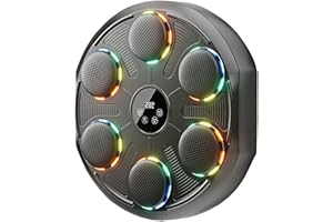 Kensbro Music Boxing Machine, LED Electronic Music Boxing Machine con Bluetooth, 12 velocidades y modos, para adultos y niños