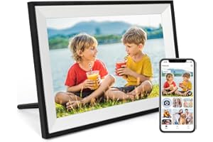 ANNA BELLA 32 GB Digital Photo Frame WiFi,10.1 Inch Digital Picture Frame,1280x800 IPS HD Touch Screen Electronic Digital Frame,Auto-Rotate,Easy to Share Photos or Videos Anywhere