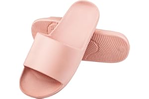 AUFIKR Slide Sandal for women men,Shower Slippers Slide Sandals Open Toe Bathroom Beach Indoor House Shoe