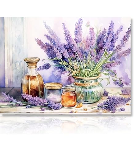 Set di 3 Decorazioni Artistiche da Parete con Fiori Selvatici Acquerellati, Stampe Murali Botaniche Colorate, Poster Floreale Minimalista per Camera da Letto Soggiorno 30x40 cm Senza Cornice