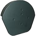 Klober Dry Verge Ridge End Cap with Free Fixing Screws - Grey - Half Round