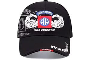 topt mili Casquette Americaine Commando Marines 82 Airborne Para Parachutiste Américain us USA brodée Militaire Paratrooper