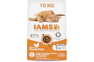 IAMS Croquette au Poulet pour Chat Adulte 10 kg