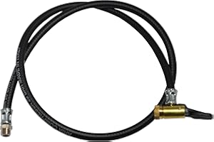 HVG-DRUCKLUFTZUBEHÖR Ersatzschlauch Reifenfüller Reifendruckprüfer Hebelstecker 50cm