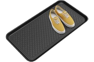 ‎BJÖRN&SCHILLER Björn&Schiller​ Schuhablage 38x75,5 cm, Schuhabtropfschale mit 3 cm Rand, Schuhmatte, Wasserfestes Schuhtablett, Schuhwanne für Flur und Innenräume, Abtropfmatte und Auffangschale aus PP