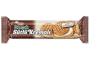 Eti Burçak Sütlü Kremalı Yulaflı Bisküvi 100 g x 12 Adet