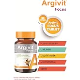 Argivit Focus LArjinin, Fosfotidilserin, Demir, Multivitamin ve Multimineral İ&ccedil;eren Tablet 30 Tablet