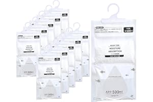 NAMIS 10 pezzi Bianco Sacchetti Assorbi Umidità,Deumidificatore Armadio,Sacchetti per Deumidificatore Antimuffa,Dehumidifier Bag,Adatto per Problemi di Umidità e Muffa in Camere da Letto e Bagni