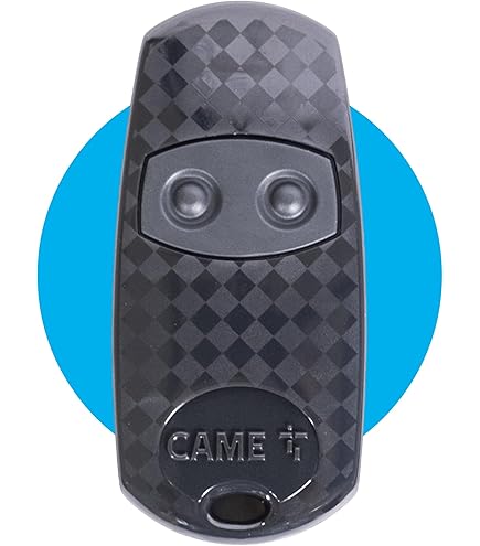 télécommande - 4 canaux - Double fréquence - Code Fixe - Noir - Came 806ts-0102