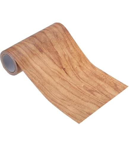 5M Wood Grain Patterned Duck Tape Wood Effect Repair Adhensive Duct Tape For Furniture Door Craft Dark Walnut - View #10