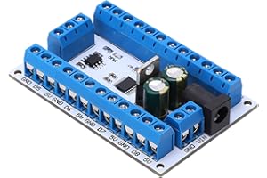 WanRomJun 1 Pz Scheda Sensori di Temperatura RS485 DS18B20 A 8 Canali, MODBUS RTU Registratore Senza Carta PLC R4DCB08, per La Misurazione della Temperatura
