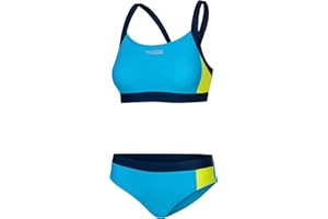 Aqua Speed Naomi + Fiona Ladies Tankini | Due Pezzi | Tessuto Vita | Resistente al Cloro e Crema Solare/Olio