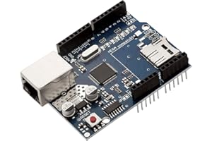 AZDelivery Ethernet Shield W5100 z gniazdem na kartę MicroSD, kompatybilny z Arduino w tym e-book!