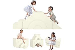 ‎MEMORECOOL MeMoreCool Modulares Kindersofa aus Schaumstoff, Ausklappbares Kinderzimmermöbel mit Sitz- und Liegefunktion, Weiches Mini Sofa mit abnehmbarem Bezug