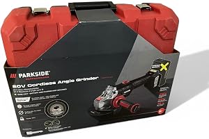 PARKSIDE Performance X20V PWSAP 20 sladdlös vinkelslip (borstlös/borstlös, utan batteri, utan laddare, i transportväska)