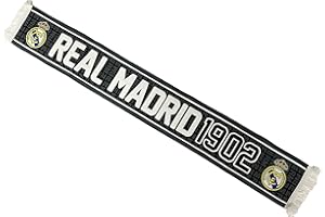 Real Madrid Prawdziwy szalik - oficjalna kolekcja 140 cm