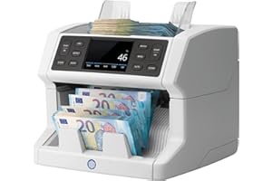 ‎SAFESCAN Safescan 2850 Geldzählmaschine, zählt sortierte Banknoten - Banknotenzähler mit 3-facher Echtheitsprüfung - Geldzählmaschine mit mehrsprachiger Benutzeroberfläche