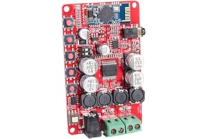 FDIT TDA7492P Amplificateur audio stéréo sans fil Bluetooth 4.0 Module récepteur (avec version AUX + interrupteur)