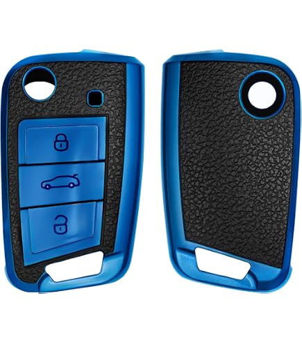 Custodia protettiva in silicone per chiave auto a 3 tasti, colore nero Custodia protettiva in silicone per chiave auto a 3 tasti, colore nero