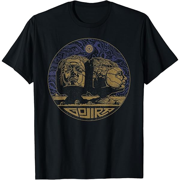 Gojira T Shirt Whale Band Logo Nuevo Oficial De Los Hombres Blanco Size