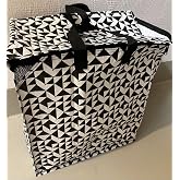 IKEA Knalla - &Ccedil;anta siyah/beyaz (47 litre)