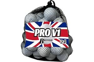British Lake Balls - 24 pack ProV1 golf balls Grade A - Premium Pro V1 Lake Golf Balls